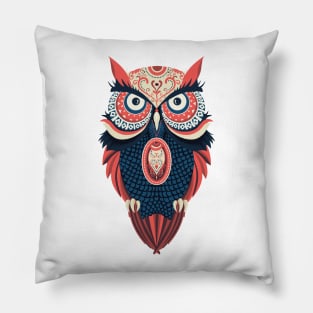 Owl Mandalla Graphic Tee Pillow