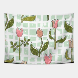 Floral Pattern Tapestry