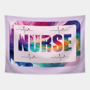 Rinbow Color Nursing Summer time Design for  nursing students Tapestry