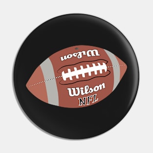 American Football Ball Clipart Stickers Pin