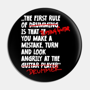 The First Rule Of Guitarist Pin