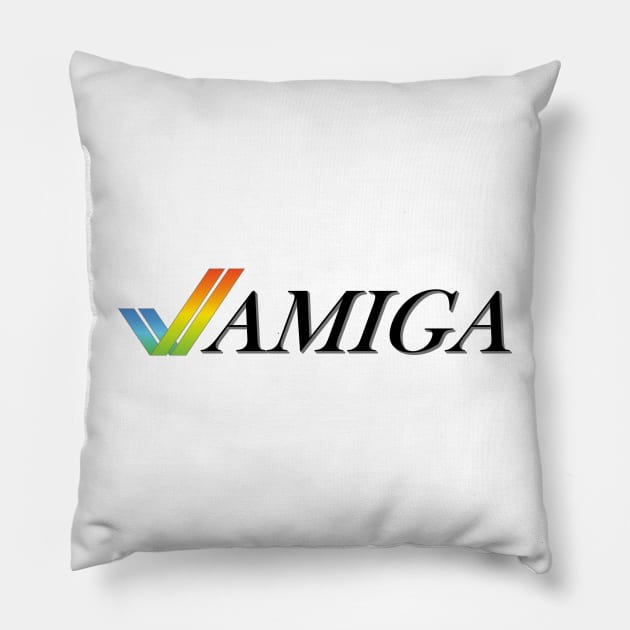 Amiga Classic Logo Pillow by MalcolmDesigns
