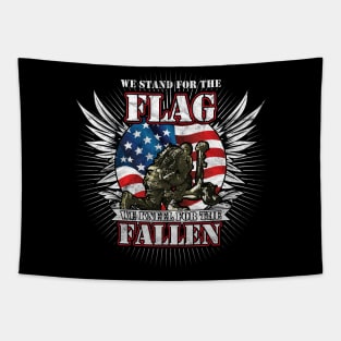 'We Stand For The Flag, We Kneel For The Fallen' Tapestry