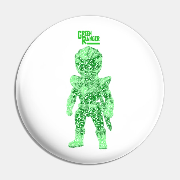 Green Ranger Pin by Abiarsa