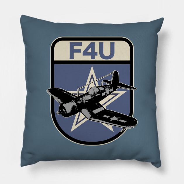 F4U Corsair Pillow by Tailgunnerstudios