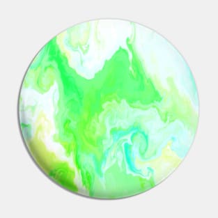 Flowing Green Marble Pin