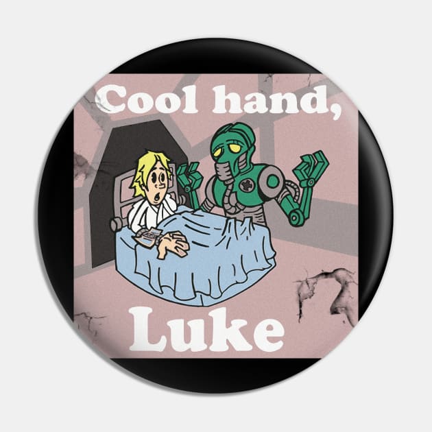 Cool hand, Luke Pin by Mike Hampton Art