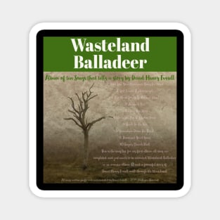 Wasteland Balladeer Album cover Magnet
