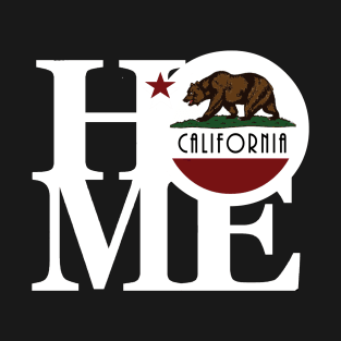 HOME California (white Ink) T-Shirt