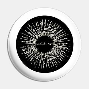 Radiate Love Pin