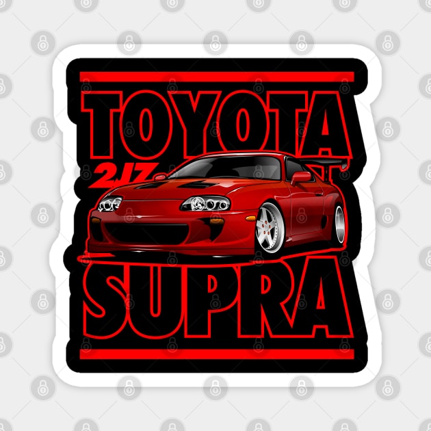 Toyota Supra MK4 Magnet by rizadeli