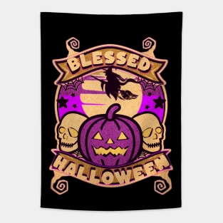 Blessed Halloween Tapestry