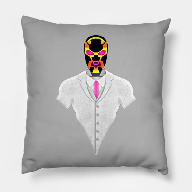 Mech head Pillow by Thisepisodeisabout