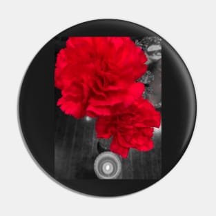 Red Flower Pin