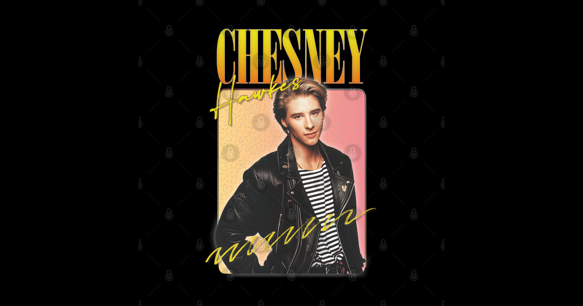 Chesney Hawkes - 90s Styled Aesthetic Design - Chesney Hawkes - Sticker