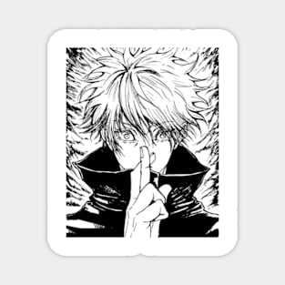 Satoru Gojo Line Art Manga Magnet