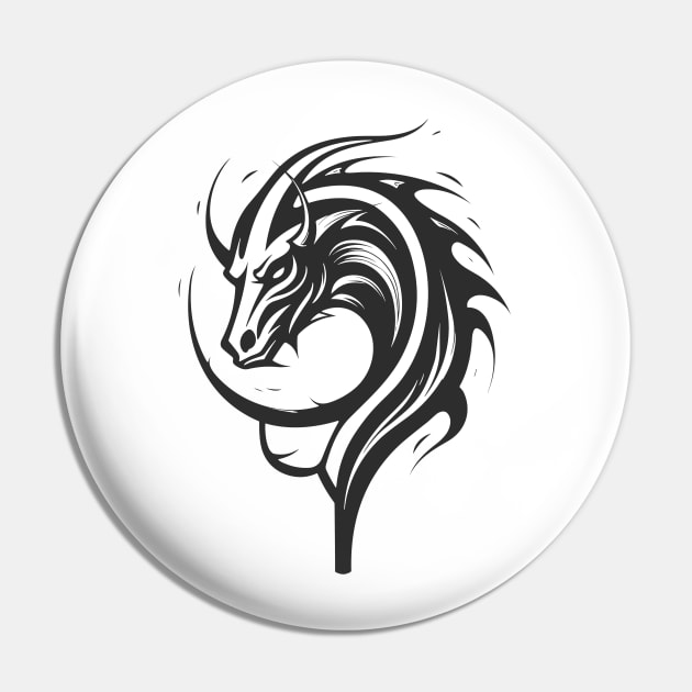 Dragon Beast Creature Fantasy Legend Vector Graphic Pin by Cubebox