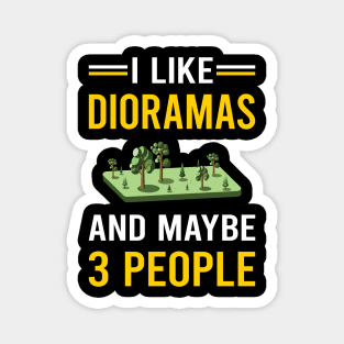 3 People Diorama Dioramas Magnet