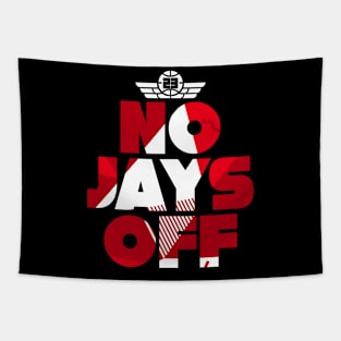 Jay All Day Chile Red Retro Sneaker Art Tapestry