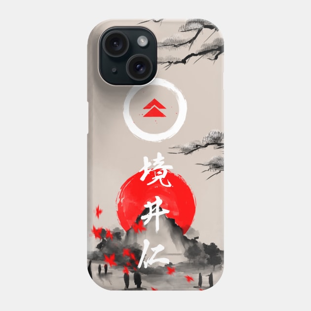 The Ghost Samurai Phone Case by PowKapowCreations