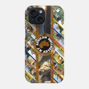 My African Adventure Wildlife Collage Phone Case