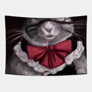 Librarian Chinchilla Tapestry