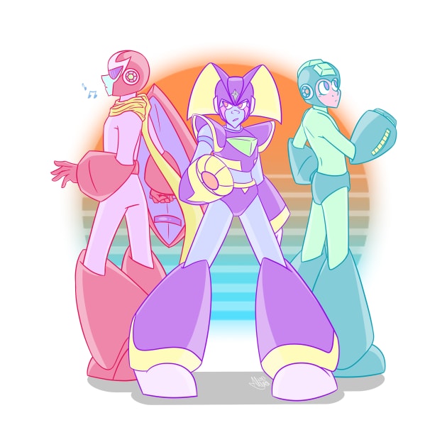 Megaman Squad by LegoNinjaBilbo