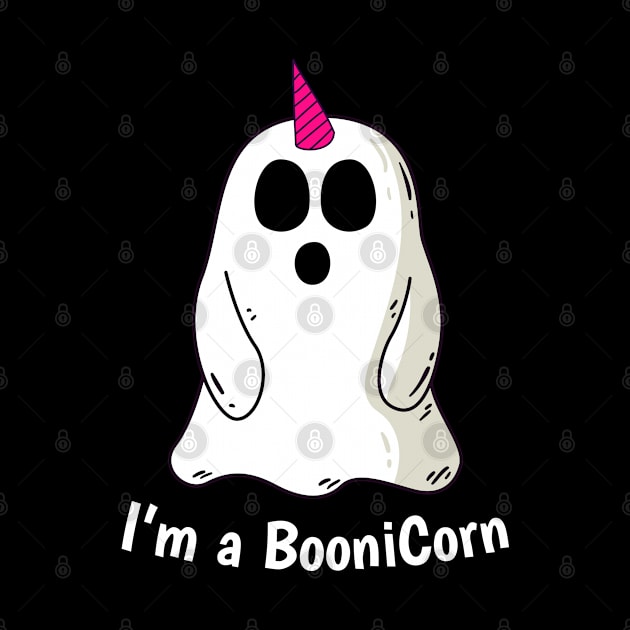 Funny Halloween: Relaxed Boonicorn Unicorn Ghost by heidiki.png