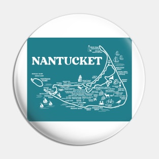 Nantucket Map Pin