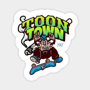 Luminous Skates of Toon Town YXE Magnet