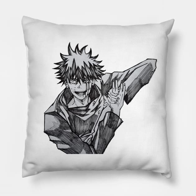 Domain Expansion : Chimera Shadow Garden Pillow by ScribbleDrone