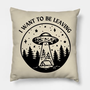I want to be leaving Original Aesthetic Tribute 〶 Pillow