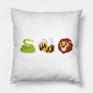 Hose Bee Lion Funny Ho's Be Lying Animal Pillow