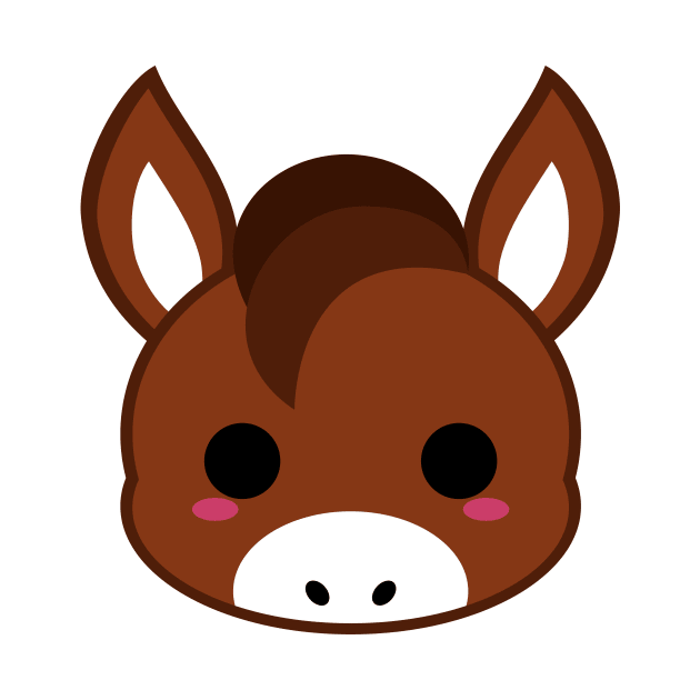 Cute Brown Mule by alien3287