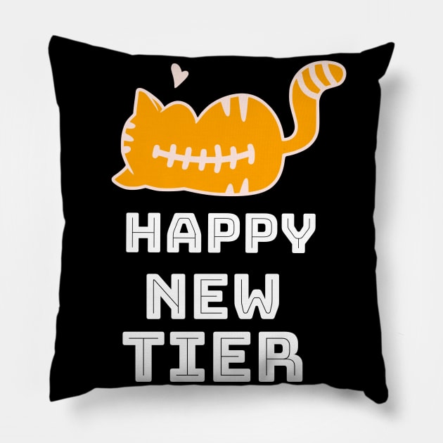 HAPPY NEW TIER Pillow by SpoofRepublic