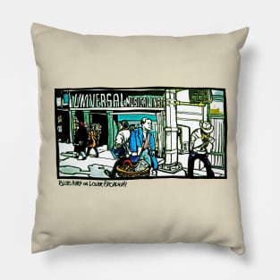 Blues Harp on Lower Broadway Pillow