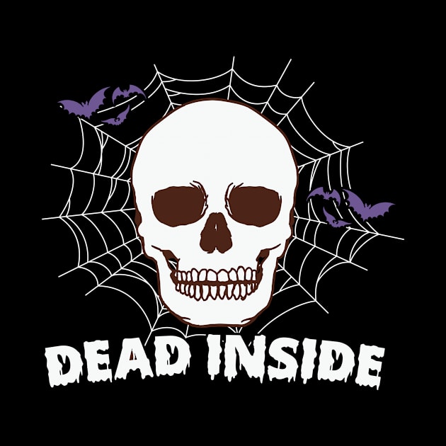 Dead Inside Funny skeleton by ReeseClaybro