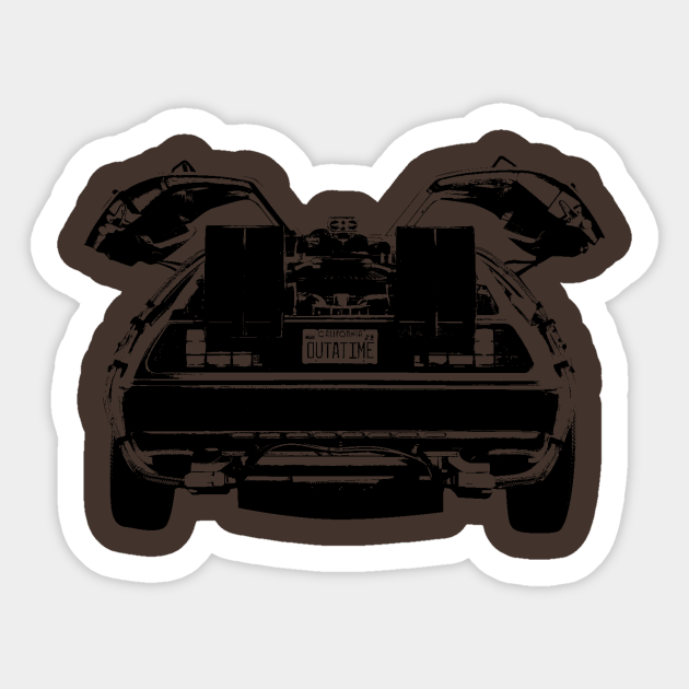 OUTATIME - Back To The Future - Sticker