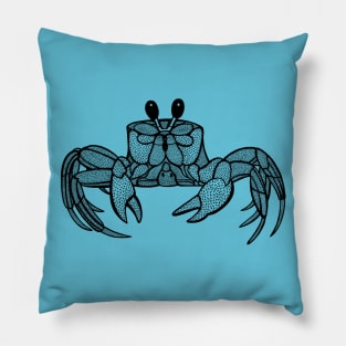 Atlantic Ghost Crab - super cute hand drawn animal design Pillow