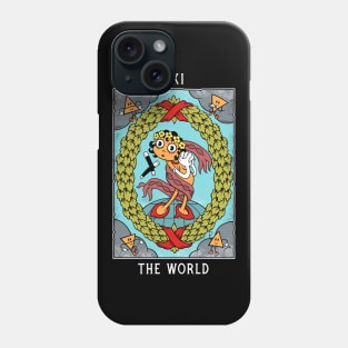 The World - Mystical Medleys - Vintage Rubber Hose Cartoon Tarot Phone Case