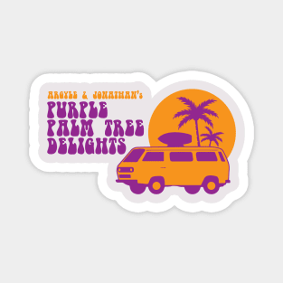 Argyle and Jonathan's Purple Palm Tree Delights Magnet