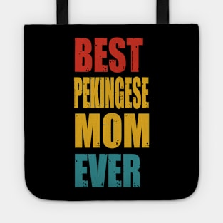 Vintage Best Pekingese Mom Ever Tote