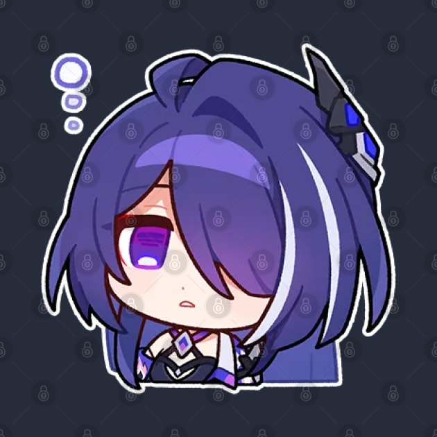 Honkai Star Rail Chibi Acheron 2 by HoyoStan