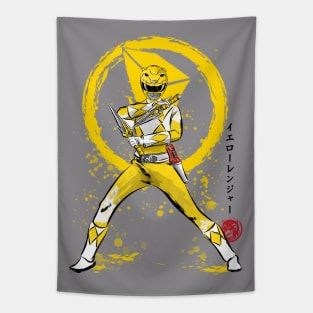 Yelow Ranger sumi e Tapestry