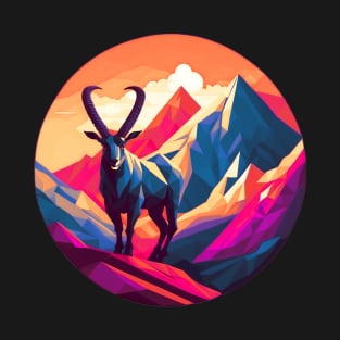 Geometric Mountain Ibex T-Shirt