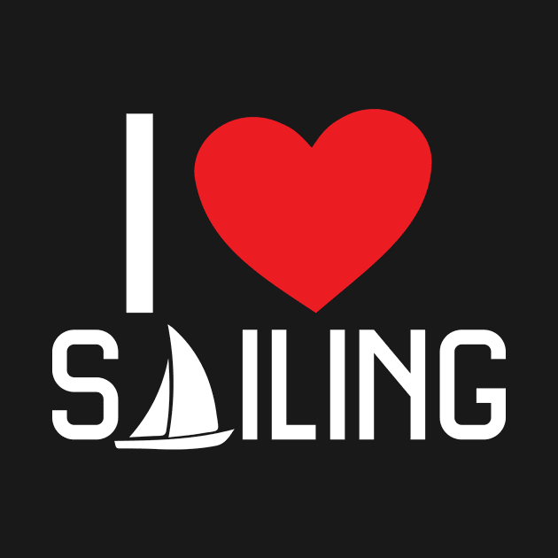 Sailing Love Heart Sailor Boat Water Sea by DesignatedDesigner