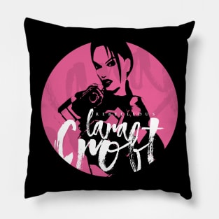 Lara Croft: Tomb Raider - Rebellious, Unruly, Defiant, Disobedient Pillow