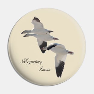 Migrating Snows Pin