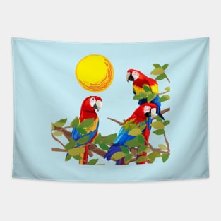 parrots Tapestry