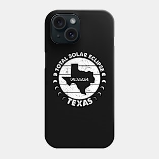 Texas Solar Eclipse 2024 Phone Case